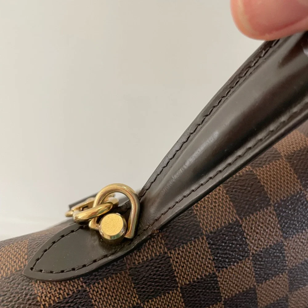 Authentic Louis Vuitton Damier ebene bergamo GM bag - Picture 6 of 11